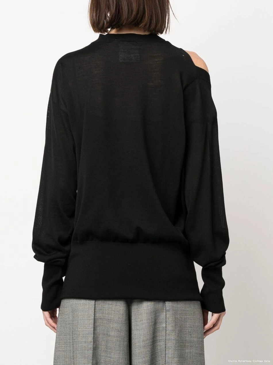 Affordable Women top McCartney knitted out-detail Stella cut 0703